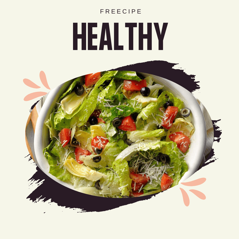 Lemon Artichoke Romaine Salad